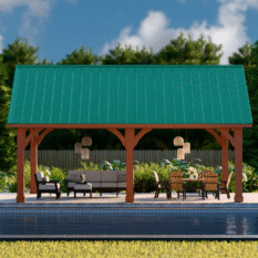 18' x 24' Alpine Cedar Pavilion