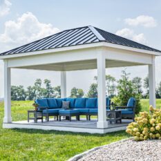 12' x 16' Bellavue Hip-Roof Azek Pavilion