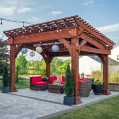 10' x 14' Santa Fe Cedar Pergola