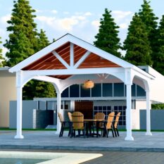 16' x 16' A-Frame Vinyl Pavilion